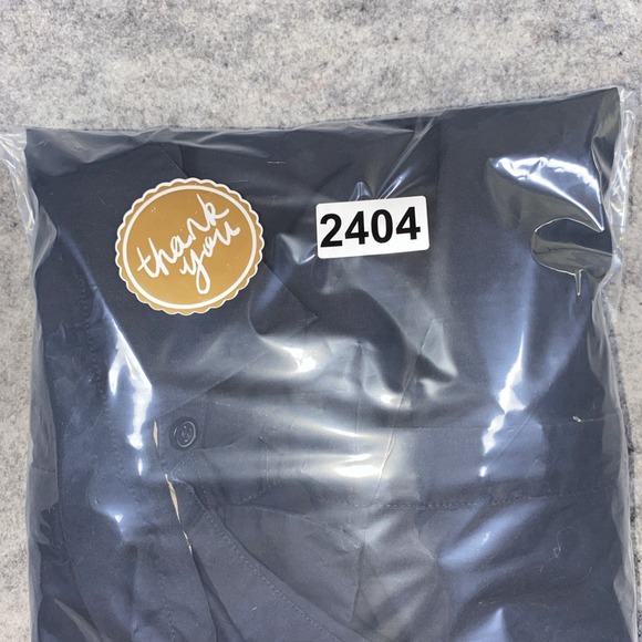 Soft Surroundings Tunic Women's 1X‎ Black Button Down Pleated Back Collared - Picture 9 of 9